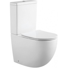 Унитаз компакт Aquanet Cetus 2.0 Rimless 257419 с бачком и сиденьем Микролифт