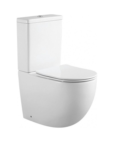 Унитаз компакт Aquanet Cetus 2.0 Rimless 257419 с бачком и сиденьем Микролифт