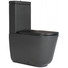 Унитаз компакт Kerasan Tribeca 511731 Черный матовый без бачка и сиденья