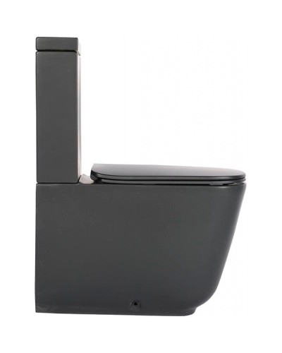Унитаз компакт Kerasan Tribeca 511731 Черный матовый без бачка и сиденья