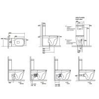 Унитаз компакт Kerasan Tribeca 511731 Черный матовый без бачка и сиденья