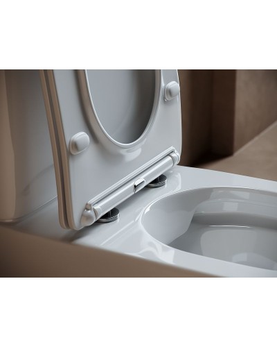 Унитаз компакт Ceramica Nova Fortuna CN9001 с бачком и сиденьем Микролифт