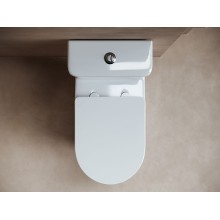 Унитаз компакт Ceramica Nova Fortuna CN9001 с бачком и сиденьем Микролифт
