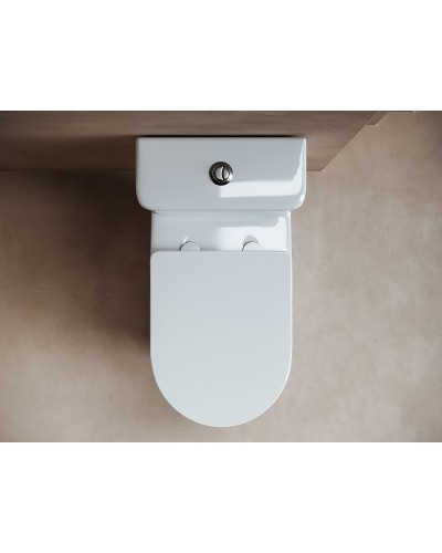 Унитаз компакт Ceramica Nova Fortuna CN9001 с бачком и сиденьем Микролифт