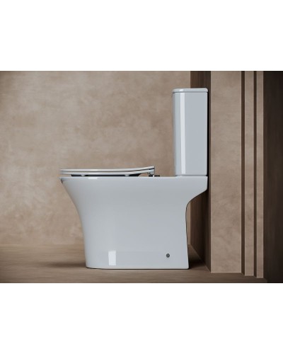 Унитаз компакт Ceramica Nova Fortuna CN9001 с бачком и сиденьем Микролифт