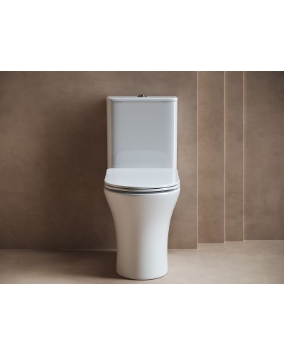 Унитаз компакт Ceramica Nova Fortuna CN9001 с бачком и сиденьем Микролифт