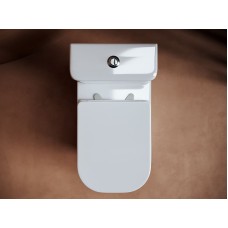 Унитаз компакт Ceramica Nova Alfa CN9002 с бачком и сиденьем Микролифт