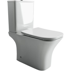 Унитаз компакт Ceramica Nova Alfa CN9002 с бачком и сиденьем Микролифт