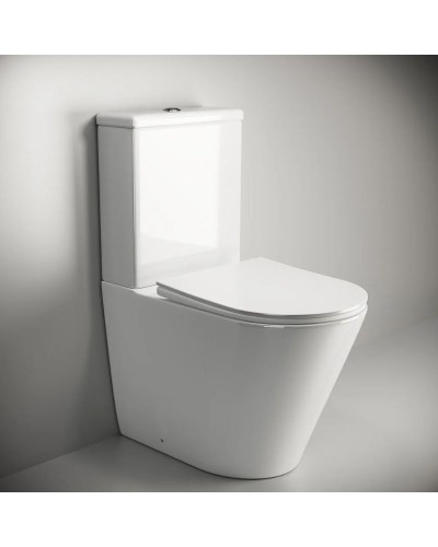 Унитаз компакт Ceramica Nova Highlight CN1802 с бачком и сиденьем Микролифт