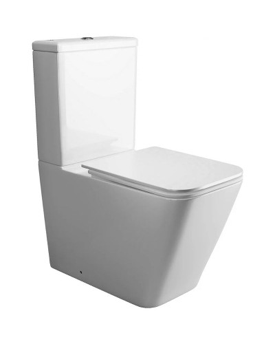 Унитаз компакт Ceramica Nova Cubic CN1803 с бачком и сиденьем Микролифт