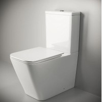 Унитаз компакт Ceramica Nova Cubic CN1803 с бачком и сиденьем Микролифт