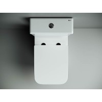 Унитаз компакт Ceramica Nova Cubic CN1803 с бачком и сиденьем Микролифт