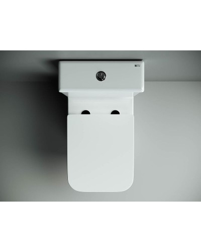 Унитаз компакт Ceramica Nova Cubic CN1803 с бачком и сиденьем Микролифт