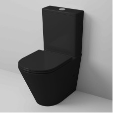 Унитаз компакт Grossman GR-4450BMS Черный матовый с сиденьем Микролифт