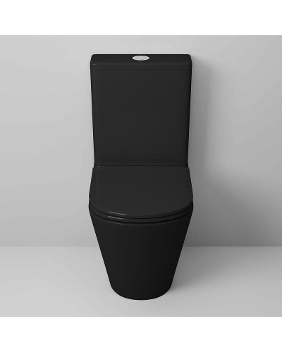 Унитаз компакт Grossman GR-4450BMS Черный матовый с сиденьем Микролифт