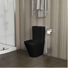 Унитаз компакт Grossman GR-4450BMS Черный матовый с сиденьем Микролифт