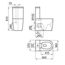 Унитаз-компакт Noken Acro N380000032