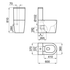 Унитаз-компакт Noken Acro N380000032