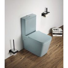 Унитаз компакт CeramaLux 2170AXMLG Зеленый матовый с бачком и сиденьем Микролифт