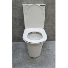 Унитаз компакт CeramaLux 1223A Белый глянцевый с бачком и сиденьем Микролифт