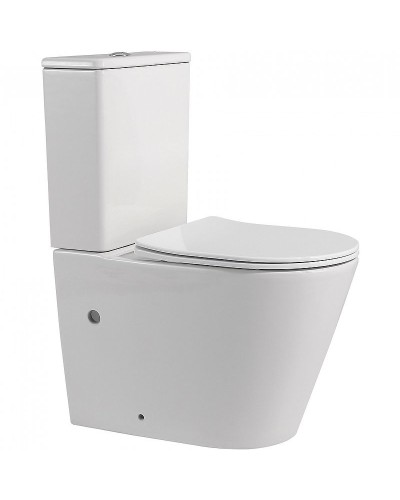 Унитаз компакт Abber Bequem AC1112 с бачком и сиденьем Микролифт