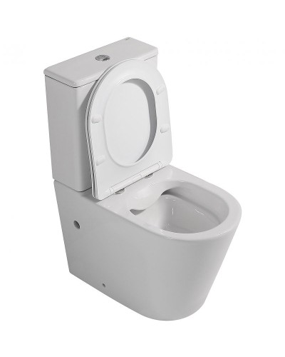 Унитаз компакт Abber Bequem AC1112 с бачком и сиденьем Микролифт