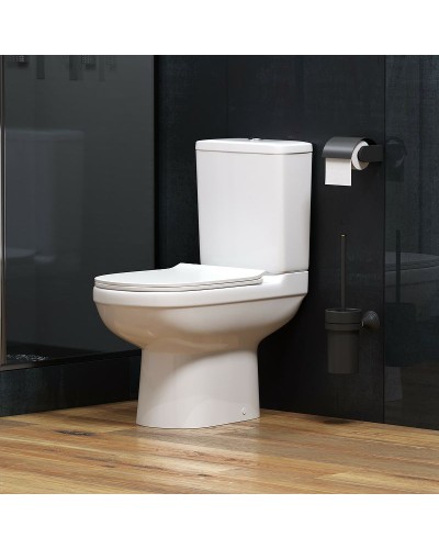 Унитаз компакт Niagara Nero NG-9902 с бачком и сиденьем Микролифт