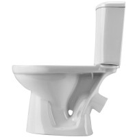 Унитаз-компакт антивсплеск с сиденьем микролифт Santek Бореаль 1.WH30.2.145