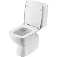 Унитаз-компакт безободковый с сиденьем микролифт Santek Нео 1.WH30.2.418