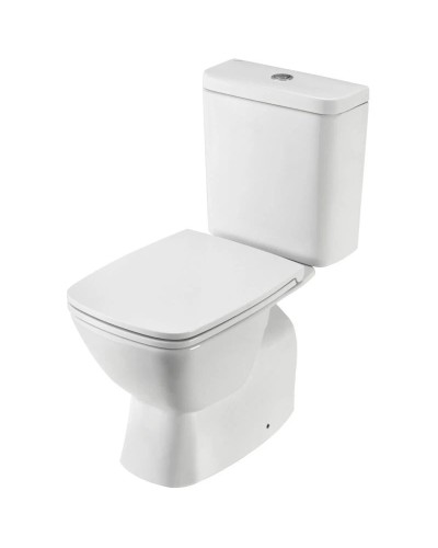 Унитаз-компакт безободковый с сиденьем микролифт Santek Нео 1.WH30.2.418