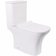 Унитаз компакт Cerutti SPA Vettore MW CT9240 Белый матовый с бачком и сиденьем Микролифт