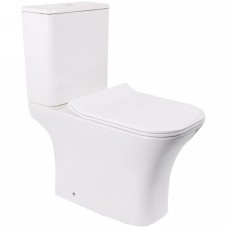 Унитаз компакт Cerutti SPA Vettore MW CT9240 Белый матовый с бачком и сиденьем Микролифт