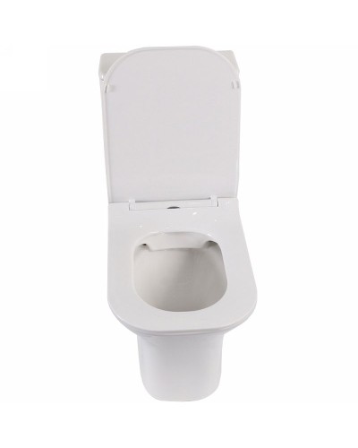 Унитаз компакт Cerutti SPA Vettore MW CT9240 Белый матовый с бачком и сиденьем Микролифт