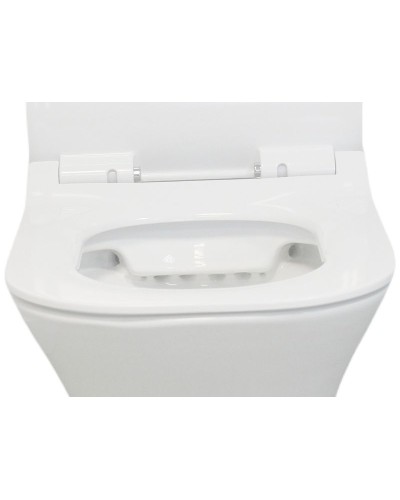 Унитаз компакт Cerutti SPA Vettore MW CT9240 Белый матовый с бачком и сиденьем Микролифт