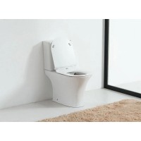 Унитаз-компакт безободковый с сиденьем микролифт Orange С01-000W