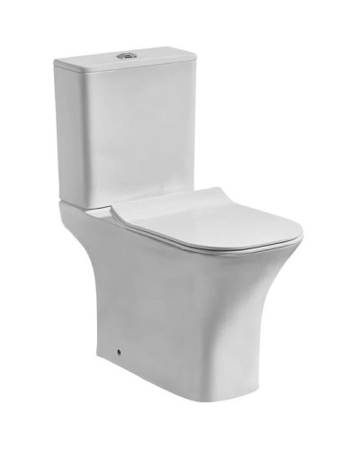 Унитаз-компакт безободковый с сиденьем микролифт Orange C02-000W