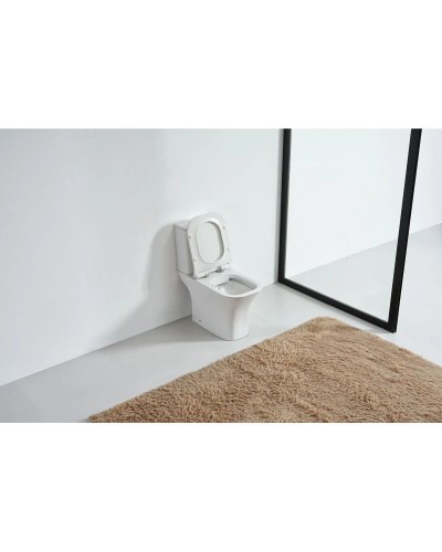 Унитаз-компакт безободковый с сиденьем микролифт Orange C02-000W