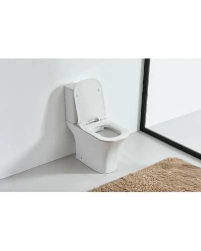 Унитаз-компакт безободковый с сиденьем микролифт Orange C02-000W