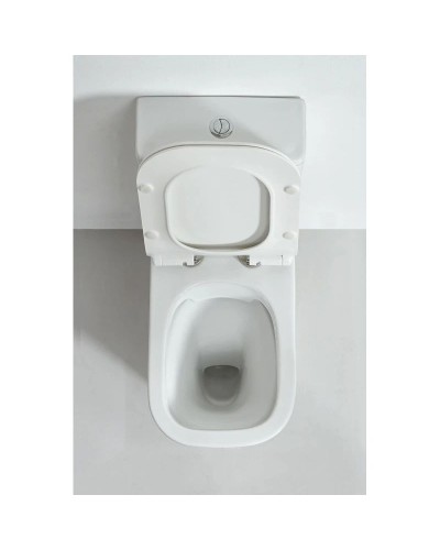 Унитаз-компакт безободковый с сиденьем микролифт Orange C02-000W