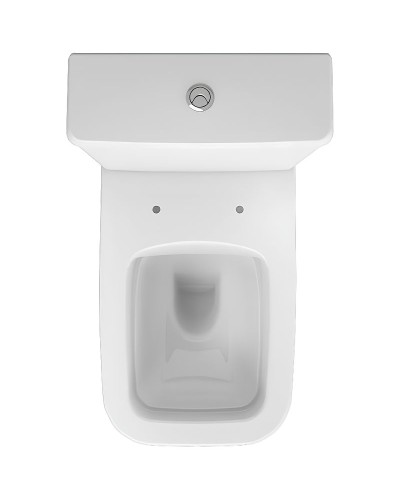 Унитаз компакт Vitra Polar Open-Back 9843B003-7201 с бачком и сиденьем Микролифт