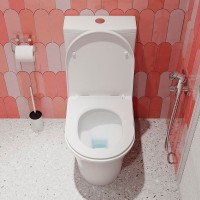 Унитаз компакт Iddis Stone STNRDSEi24 с бачком и сиденьем Микролифт