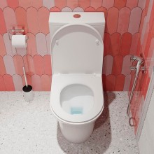 Унитаз компакт Iddis Stone STNRDSEi24 с бачком и сиденьем Микролифт