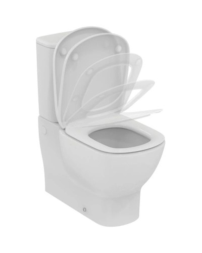 Унитаз-компакт безободковый с сиденьем микролифт Ideal Standard Tesi T0082V1