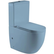 Унитаз-компакт безободковый с сиденьем микролифт WeltWasser Merzbach 001MT-BU