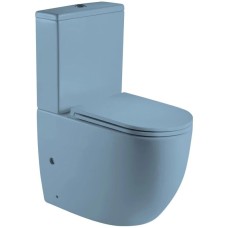 Унитаз-компакт безободковый с сиденьем микролифт WeltWasser Merzbach 001MT-BU