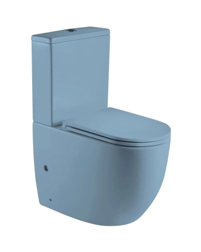 Унитаз-компакт безободковый с сиденьем микролифт WeltWasser Merzbach 001MT-BU