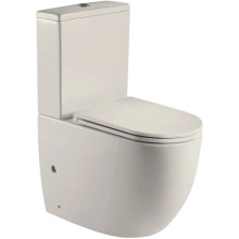 Унитаз-компакт безободковый с сиденьем микролифт WeltWasser Merzbach 001MT-BG