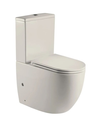 Унитаз-компакт безободковый с сиденьем микролифт WeltWasser Merzbach 001MT-BG