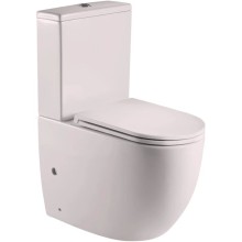 Унитаз-компакт безободковый с сиденьем микролифт WeltWasser Merzbach 001MT-PK