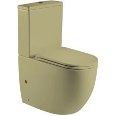 Унитаз-компакт безободковый с сиденьем микролифт WeltWasser Merzbach 001MT-GN